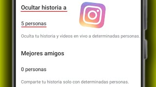 Cómo OCULTAR HISTORIAS en Instagram a Una PERSONA ESPECIFICA [upl. by Oiram251]