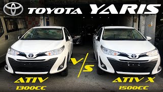 Toyota Yaris 13 vs 15 Comparison  Detailed Review  Price In Pakistan  Specs amp Features [upl. by Marilee]