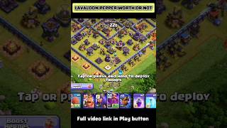 Lavaloon puppet worth or not gamingrascal clashofclans shorts [upl. by Eglanteen]