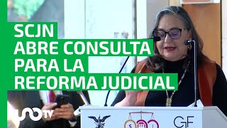 Norma Piña abre consulta para definir posible suspensión de la reforma judicial [upl. by Bryce]