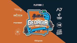 2022 USAPL GA States  Day 2 Session 4 Platform 2 [upl. by Nesnej]