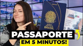 PASSAPORTE BRASILEIRO 2024 COMO FAZER EM 5 MINUTOS Passo a passo documentos preços [upl. by Candide]