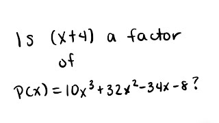 Factor of a Polynomial [upl. by Grindle561]