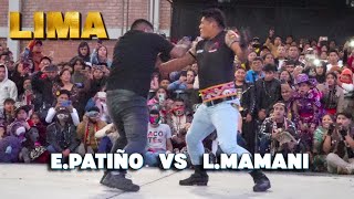 Emilio Patiño vs Lizandro Mamani en Lima Perú [upl. by Nyladnek]