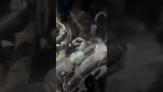 Spark plug current leak 👨‍🔧bikes automobile spark plug bikes [upl. by Wendin]