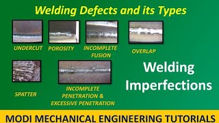 WELDING DEFECTS Weld Defects  Causes amp RemediesPorosity Arc Strikes Undercut welding process [upl. by Yatzeck]