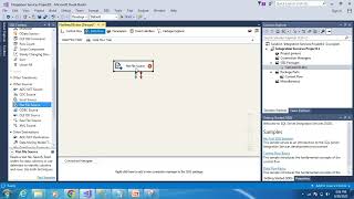Part5 Flat file source to DB destination OLEDB destination [upl. by Philipson]