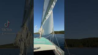 First time sailing my 1500 oday 25 sailboat sailing oday [upl. by Key270]