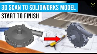 Transferring Scan Data from Artec Studio to SOLIDWORKS [upl. by Euqinemod641]