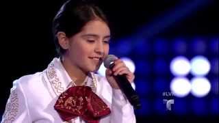 Ruby Saavedra canta quotMi Ranchitoquot en La Voz Kids [upl. by Gawlas297]