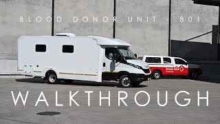 Blood Donor Unit Walkthrough  801 [upl. by Rehotsirk664]