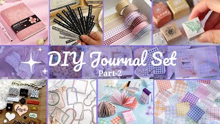 Part2 DIY JOURNAL SET How to Make Journal Set at Home DIY Journal kit  DIY Journal Stationary [upl. by Alessandro]