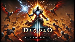 Solo Spiritborn Clears PIT Level 150  Diablo 4 Ultimate Endgame Challenge [upl. by Nylatsirhc]