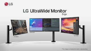 LG UltraWide Ergo Monitor  Designed Around You [upl. by Sarine]