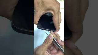 iPhone charging jack clean l iPhone not charging solution smartphone shortsviral [upl. by Koerner318]