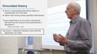 Grounded Theory  Core Elements Part 1 [upl. by Jonie]