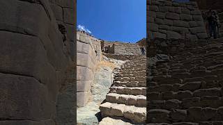 Inca RuinsStonework At Ancient City Of Ollantaytambo  Peru [upl. by Nisa]