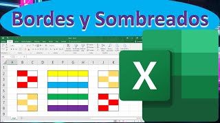 Asignar bordes y sombreados a una tabla de Excel [upl. by Akenit769]