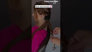 party wear hairstyle hack 🥰viralvideo shortvideo hair trendingvideo youtubeshortsviralvideo👆 [upl. by Jadda]