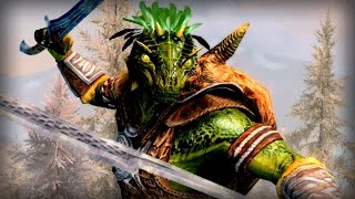 Skyrim SE Builds  The Argonian Slave  Remastered Build [upl. by Lebyram341]