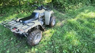 Yamaha bear tracker 250 trail and top speed [upl. by Carilyn]