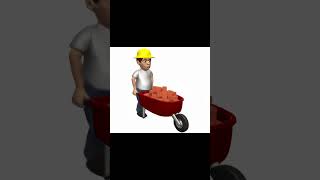 DJ construction worker but it’s 4K60FPS  part 2 shorts theparadox excision memes short [upl. by Janerich]