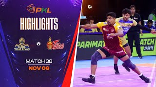 Match Highlights Tamil Thalaivas vs Telugu Titans  November 6  PKL Season 11 [upl. by Violeta]