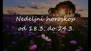 Astrolog Radmila  Nedeljni horoskop od 183 do 243  Mars u Ribama [upl. by Murry]