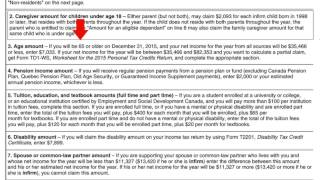 TD1 federal tax form [upl. by Ro]