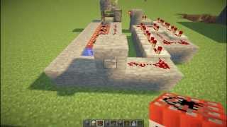 Minecraft Tutorial Steinschleuder weite Einstellbar  riesige Reichweite German  HD [upl. by Enisaj136]