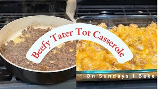 Beefy Tater Tot Casserole [upl. by Eiraminot370]