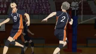 Haikyuu Seaon 3  Setter Switch and Synchronization attack [upl. by Atteras83]