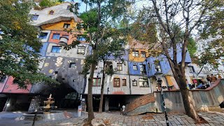 The Hundertwasser House  Hundertwasserhaus in Wien  Lav A Pie [upl. by Aicssej]