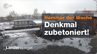 Bahnunterführung in Cloppenburg zubetoniert  Hammer der Woche vom 02022019  ZDF [upl. by Jammal]