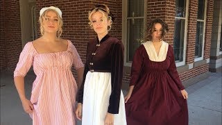 Historical Costume In A Day Regency [upl. by Jedlicka]