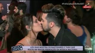 Prêmio Multishow  Luan Santana e sua namorada Jade  Entrevista para o Fofocalizando 25102017 [upl. by Adnert]