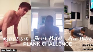 Briar Nolet Myles Erlick amp Alan Nolet  Plank Challenge [upl. by Anitnegra]