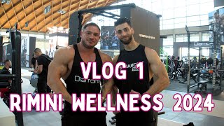 VLOG DAY 1 RIMINI WELLNESS 2024  incontro Phillip Heath [upl. by Dlarrej]