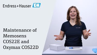 Maintenance of Memosens COS22E and Oxymax COS22D  EndressHauser [upl. by Konyn]