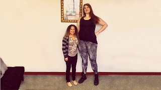 What does a 1INCH Height Difference Look Like 4ft 10 to 6ft 9 [upl. by Mailliwnhoj]