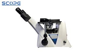 Metallurgical Microscope MDS300 Inverted Microscope Chongqing Scope [upl. by Novek]