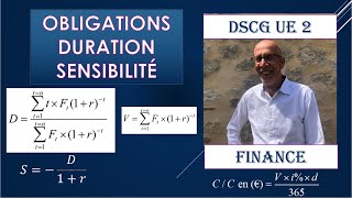 MARCHÉ DES OBLIGATIONS DURATION SENSIBILITÉ [upl. by Birdt17]