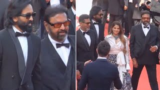 Kannappa Teaser Launch  Manchu Vishnu Mohan Babu and Prabhu Deva  Cannes 2024 Red Carpet [upl. by Haeluj]