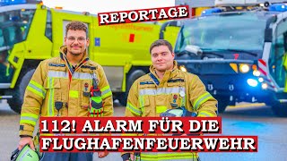 112 – Notruf am Flughafen Alarm für die Flughafenfeuerwehr Karlsruhe  BadenBaden  DOKU  ER24 [upl. by Woodhouse]