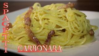 Espaguetis a la Carbonara Realmente Delicioso [upl. by Bywaters]