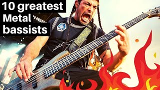 10 Greatest Metal Bass Players of All Time [upl. by Dessma]