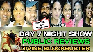 HANU💥MAN Movie Hindi Day 7 Night Show Public Review Geaity Galaxy mumbai [upl. by Niattirb]