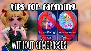 How to farm WITHOUT Gamepasses in Royale High [upl. by Niveg]