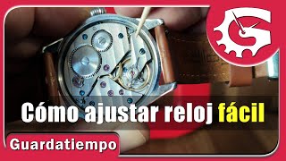 Cómo regular un reloj mecánico facilmente y paso a paso [upl. by Ahsiea839]