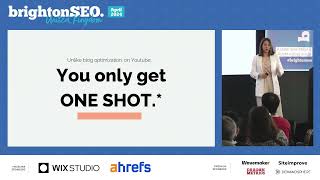 SEO for YouTube grow and scale your brands channel  Ana Llorente Pérez  brightonSEO April 2024 [upl. by Herodias790]